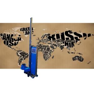 Buy cheap 5m Horizontal Rails Cmykw Odm Digital Wall Printer Machine from wholesalers