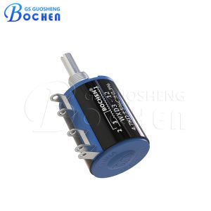 Buy cheap 16mm Shaft Multiturn Wirewound Precision Potentiometer WXD3-13 2w 10k from wholesalers