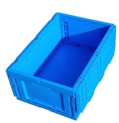 Collapsible plastic container stackable turnover plastic box storage