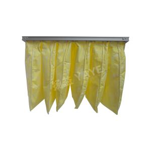 Buy cheap Industrial Filtration Pocket Bag Filter F8 Portable Design Non-Woven Fabric with Medium and Low Resistance Durable Design from wholesalers