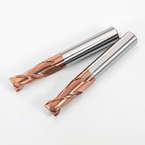 Buy cheap 0.6um Grain Size Tungsten Carbide End Mill with 1-20mm Cutting Diameter and 55-Degree Deep Groove for CNC Machining from wholesalers