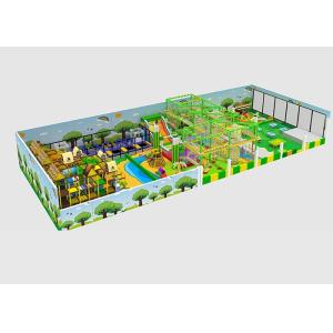Jungle Theme Commerical Indoor Playground Equipment With Trampoline And