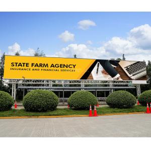 P6 Waterproof Outdoor Advertising LED Full Color Video Screen IP65 SMD3535 For