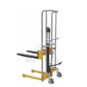 PJ4150 Hydraulic Manual Forklift Stacker 400kg 1000kg 1500kg Work Positioner