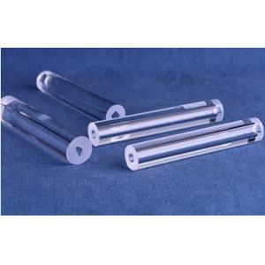 Buy cheap Optical Fused Silica Quartz Tube SiO2 Crystal Material With Customized Hole Shape product