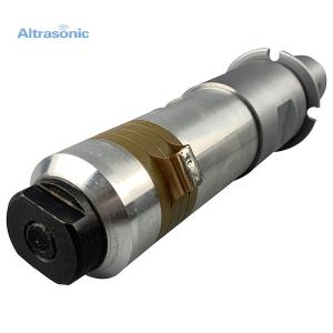 Buy cheap 20Khz 1500w Ultrasonic Transducer with Booster for Plastic Welding from wholesalers