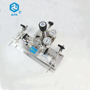 Buy cheap R1100 malaysia ss changeover nitrogen regulators, manual gas panel from wholesalers