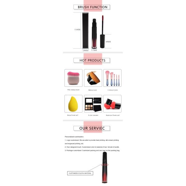 ISO Mineral 13C Color Matt Lip Gloss OEM Liquid Waterproof Lip Gloss