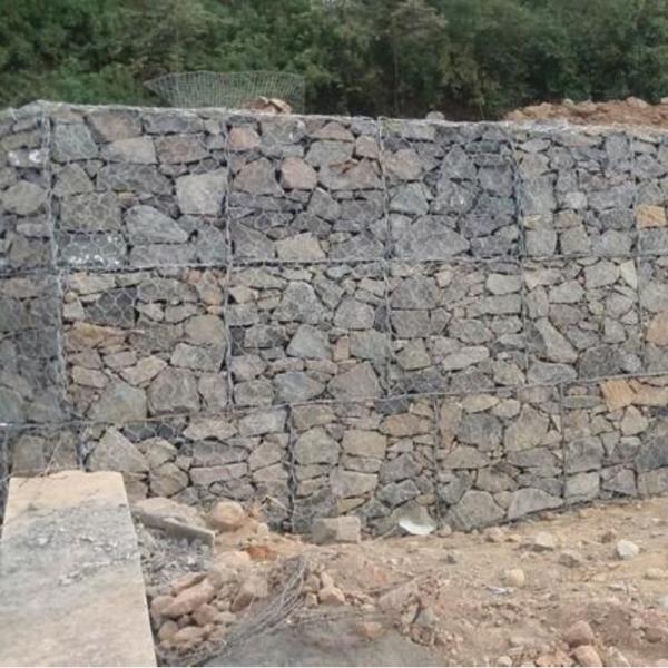 Buy cheap Galvanization 60x80mm 3mm Welded Gabion Baskets from wholesalers