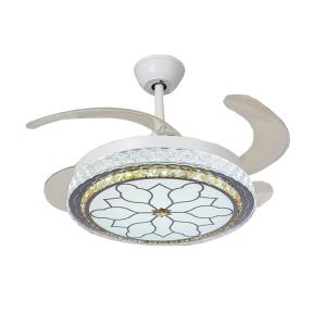 Buy cheap Bladeless Reversible Blades Ceiling Fan 3 ABS Blades Fan With Folding Blades product