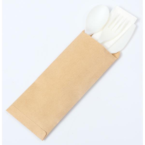 Buy cheap Eco Friendly Disposable Utensils , Disposable Cutlery Kit In Envelope Wrapper from wholesalers