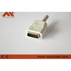 Buy cheap EKG connector compatible Nihon Kohden 10-lead EKG cable with White color from wholesalers
