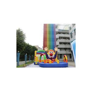 Buy cheap Commercial Grade Smiling Clown Inflatable Amusement Park For Children from wholesalers