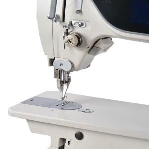 LCD Display 220V 8mm Single Needle Flat Bed Sewing Machine
