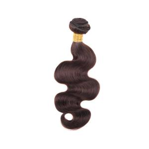 Buy cheap 2# Body 800 slick  Colored Human Hair Bundles 100gram True To Length from wholesalers