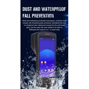 Must-have Mobile Printer Industrial PDA Android 11 Data Collector With Barcode