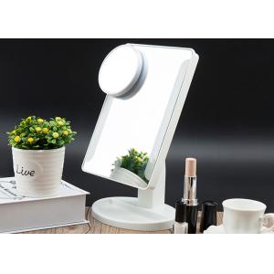 Buy cheap White / Black LED Cosmetic Mirror Stand Design Beauty Lighted Makeup Mirror from wholesalers