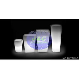 Buy cheap Multi Sizes Plastic Rotational Moulding For LED Rotomolded Flower Pots High Precision from wholesalers