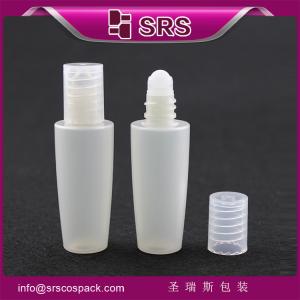 12ml 15ml PET bottle with steel ball for perfume ,high quality roll on small
