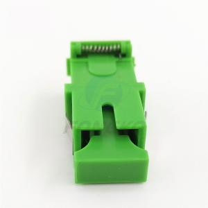 Buy cheap Simplex Green Shell Singlemode SC/APC Auto Shutter Adapter SC Fiber Optic Adapters from wholesalers