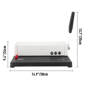A4 Book Roller 10 Hole Strip Binding Machine With 28.5mm Pitch And 3*8mm Hole