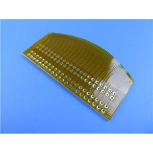 Buy cheap Single Layer Flexible PCB Built on Polyimide With 1.6mm FR-4 Stiffener and  Immersion Gold for Instrument Panel from wholesalers