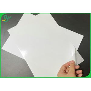 Buy cheap C1S Gloss 157g 200g Adhesive Paper Virgin Pulp white Sticker Label Paper from wholesalers