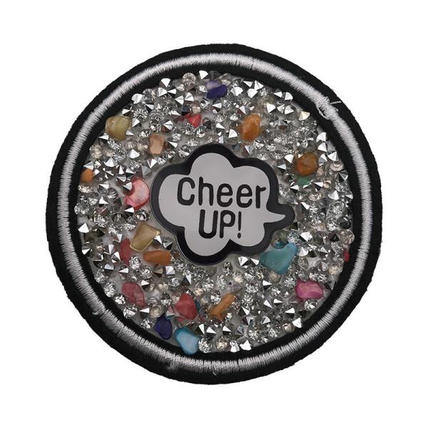 Buy cheap Celebration Rhinestone Patches Iron On , Bling rhinestone Eye Patch from wholesalers