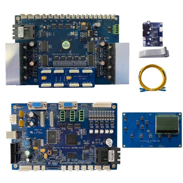 Quality Inkjet board 2 Head i3200 Printhead Board kit For advertising photo printing UV flat panel textile printer board for sale