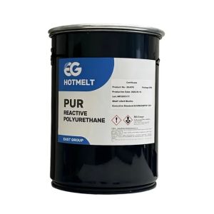 Buy cheap PUR Glue Hot Melt Adhesive with 50000mPa·s Melt Viscosity 120ºC-140ºC Service Temperature and 78 ± 5 ºC Softening Point from wholesalers