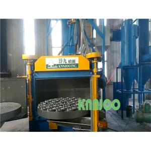 Buy cheap Turntable Shot Blasting Machine for Air Pressure 0.5-0.8MPa and Air Consumption 2.5m3/min from wholesalers