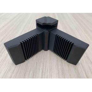 Buy cheap Aluminium Extrusion Profiles T Slot T5 Right Angle Joint Bracket For Corner Connecting OEM Customized Black Color from wholesalers