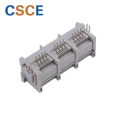 Buy cheap 90 Degree RJ45 Modular Jack 3 Port Ethernet Jack 5225 Series Rated Voltage 125V from wholesalers