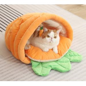 Buy cheap Calming Cozy Soft Cat Cave, Cute Friendly Dolphin Kitten On The Bed For Indoor Cats from wholesalers