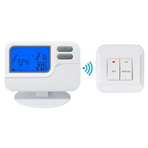 China 230V RF Thermostat Programmable Thermostat Durable Anti-flammable PC ABS Housing Designed for HVAC System Integration on sale