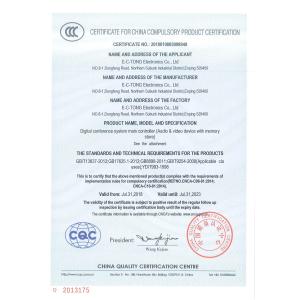 Shenzhen Gestton Industrial Co., LTD Certifications
