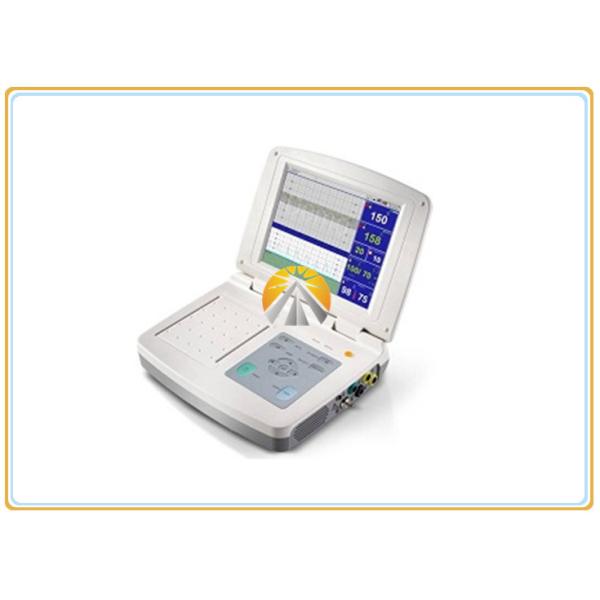 Quality 10.4 Inch Fetal Heart Rate Monitor , Portable Fetal Monitor With FHR TOCO Transducer for sale
