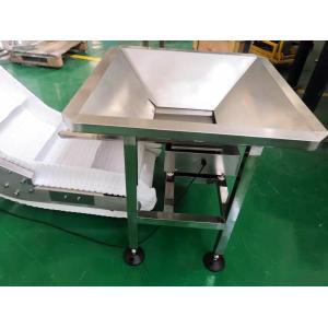 High Capacity Granule PVC PU Belt Incline Conveyor With Hopper