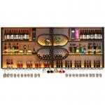 Buy cheap Bar Wall Mounted Wine Cabinet Display Rack Creative Storage from wholesalers