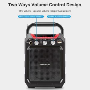 Remote Control Portable Wireless Bluetooth Speaker with UHF Wireless Megaphone