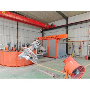 Buy cheap High Capacity Polyethylene Turret Roto Mold Machine PLC Control System 1000 product