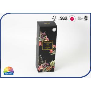 Buy cheap Black Kraft Paper Folding Carton Box Aromatherapy Gold Stamping from wholesalers