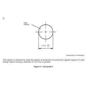 IEC61032 Figure 6 Test Sphere Probe 2 HT-I06