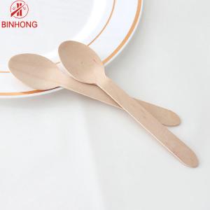 Buy cheap Birch Wood Biodegradable Disposable Cutlery Fork 160mm from wholesalers