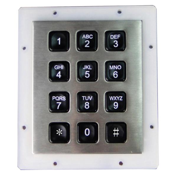 Buy cheap Rugged Water-proof Vandal-proof Keypad with 12 Back-lit Keys Ideal for Dark Environment from wholesalers