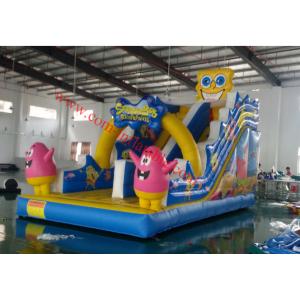 Buy cheap spongebob inflatable water slide commercial inflatable slide custom slip n slide from wholesalers