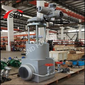 China F92 Parallel Double Gate Valve with Electric Drive for Steam Medium and High Temperature Applications on sale
