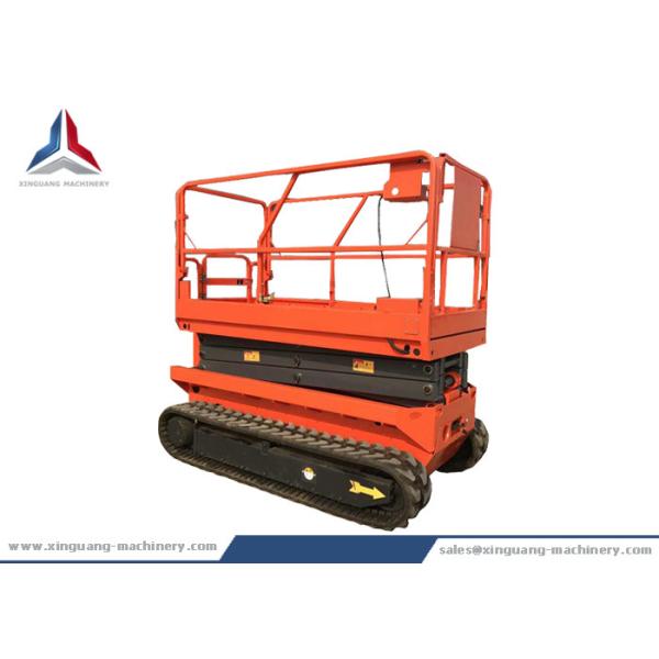 Quality Battery Power Crawler Self Propelled Scissor Lift with 6m Platform Height for sale
