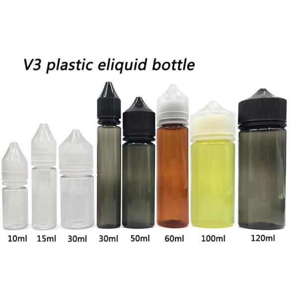 60 Ml Squat / Slenderness PET Plastic Squeeze Dropper Liquid Use Bottle With