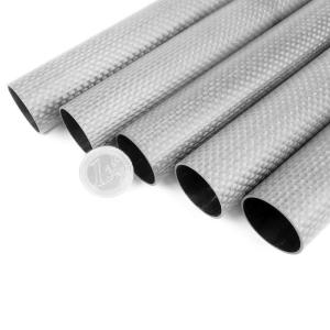 Buy cheap Precision Engineered 3K Matte Twill Carbon Fiber Hollow Round Tube from wholesalers